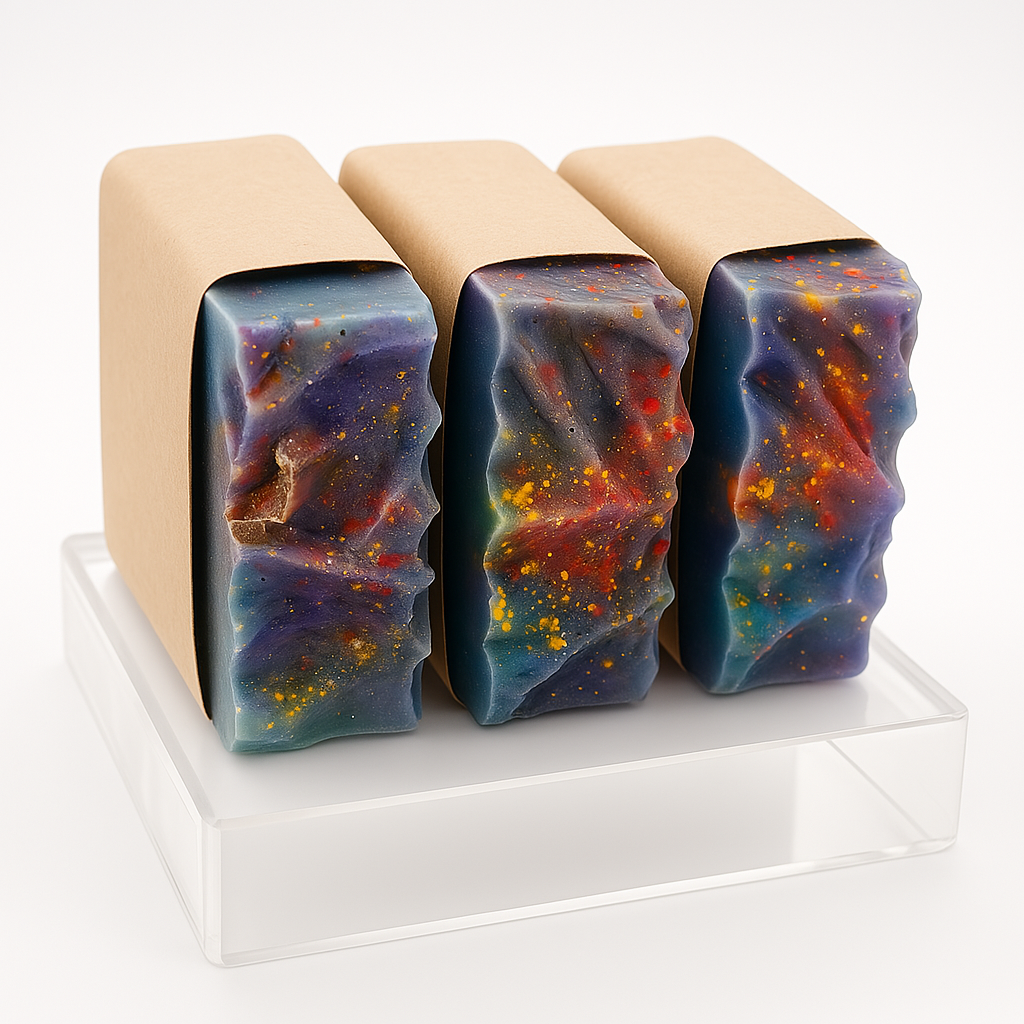 WTF- What the Fruit Cold Process Handmade Soap. Natural organic oils